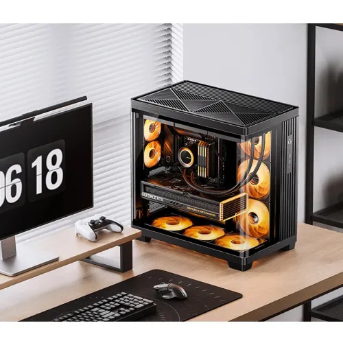 Case PC JONSBO TK-4 Black – ATX| GPU 460mm| AIO 420mm| Kính 4mm